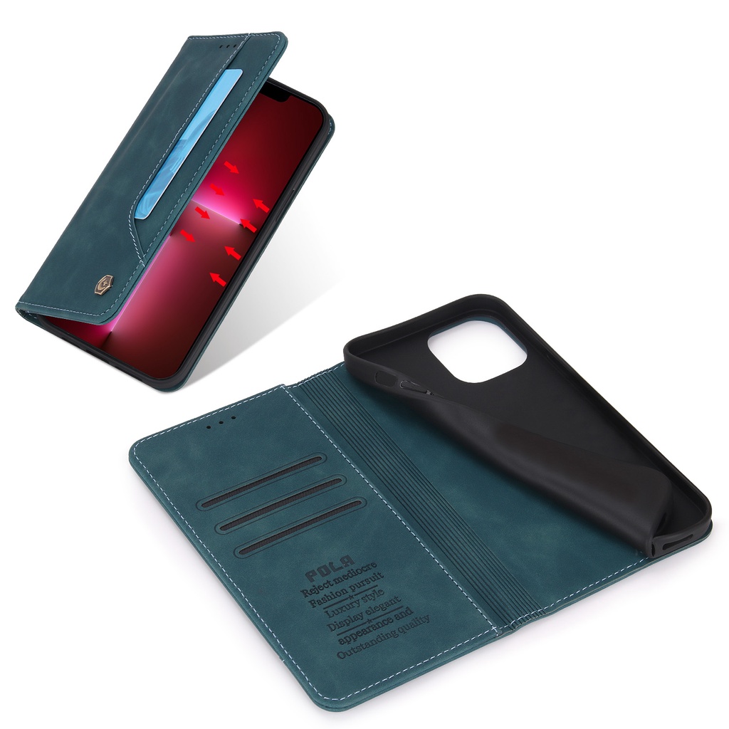Ốp Lưng Điện Thoại Dạng Ví Da Lật Dành Cho iphone 13 12 11 pro max 13Pro 12Pro 13mini 12mini 11pro iphone 13 pro max