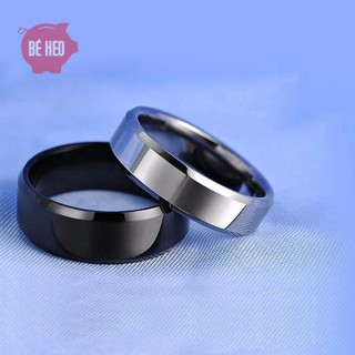 Nhẫn titan nam nữ, nhẫn nam sáng bóng bền màu - Trang sức Bé Heo BHN117
