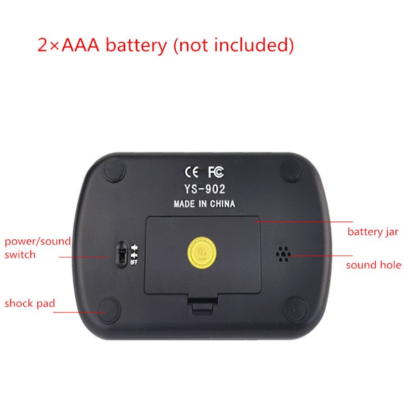 Professional Chesses Clock Compacts Digital Watch Count Up Down Timer Board Game