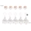 Núm ti - Bình sữa HEGEN Fullbox cho bé từ ss, chống sặc, chống đầy hơi - 60ml/150ml/240ml/330ml