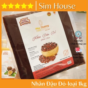 Nhân làm bánh Trung Thu 💥 GIÁ TỐT 💥 nhân đậu đỏ Phú Thương làm sẵn dễ dàng thuận tiện cho các tiệm bánh, nhà hàng -1kg