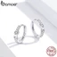 Bamoer Bông Tai bạc 925 100% Hình Vô Cực Sang Trọng sce872