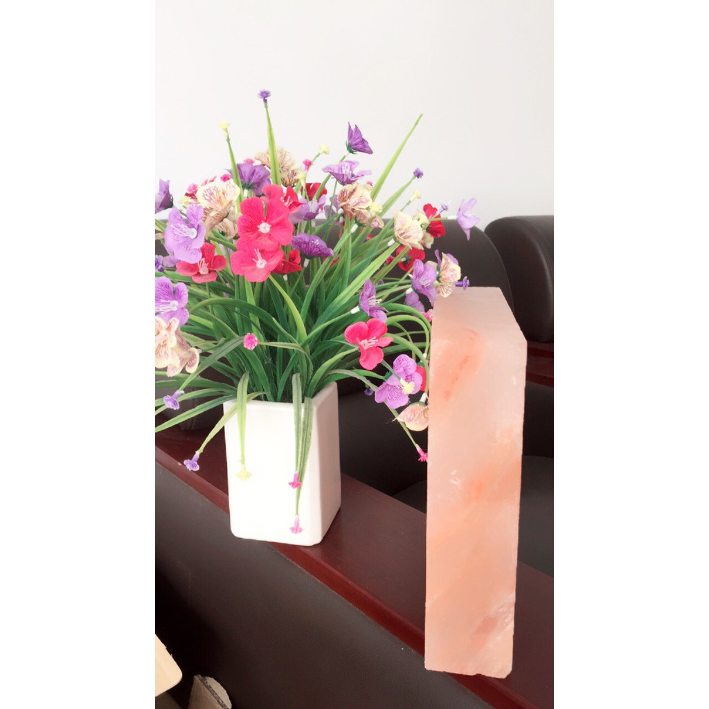 Viên đá muối 5cm (loại thẳng) kích thước 5x20x20 dùng cho spa ,hộp massage và giường đá muối | BigBuy360 - bigbuy360.vn