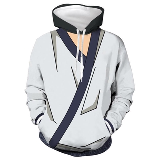 Áo hoodie nam cosplay Jujutsu Kaisen Yuji & Gojo, có mũ trùm đầu