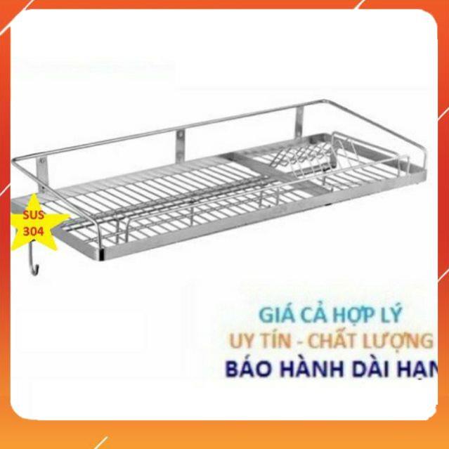 Kệ úp Chén Bát Treo Tường Bằng inox 304 , Kệ gác bồn rửa chén dài 70cm ...