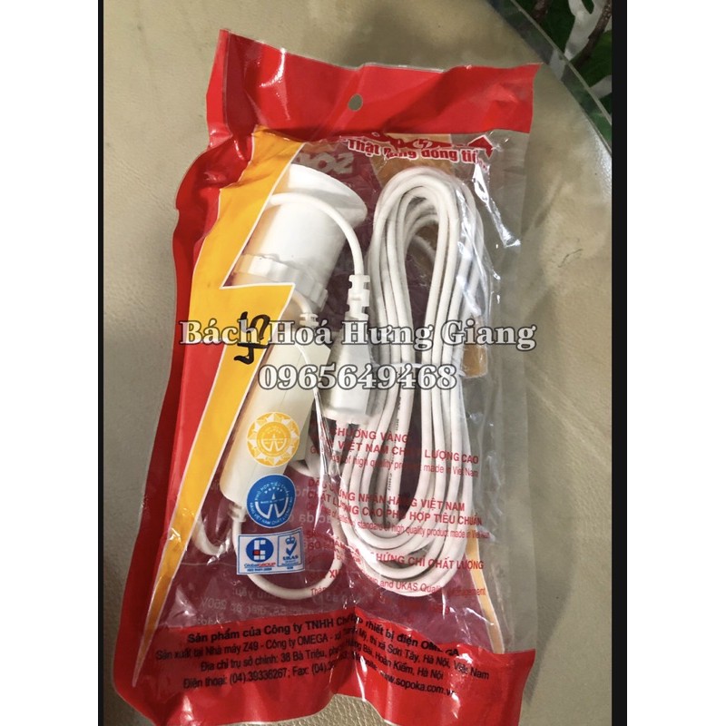 [CHÍNH HÃNG] Đui Đèn Liền Dây Kèm Công Tắc 2,5M 5M