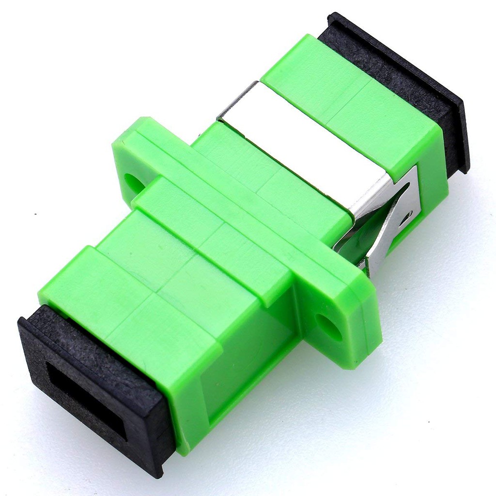 Bộ 10 Đầu Adapter-Coupler SC-SC-APC Simplex SM Xanh lá cây | Shopee ...
