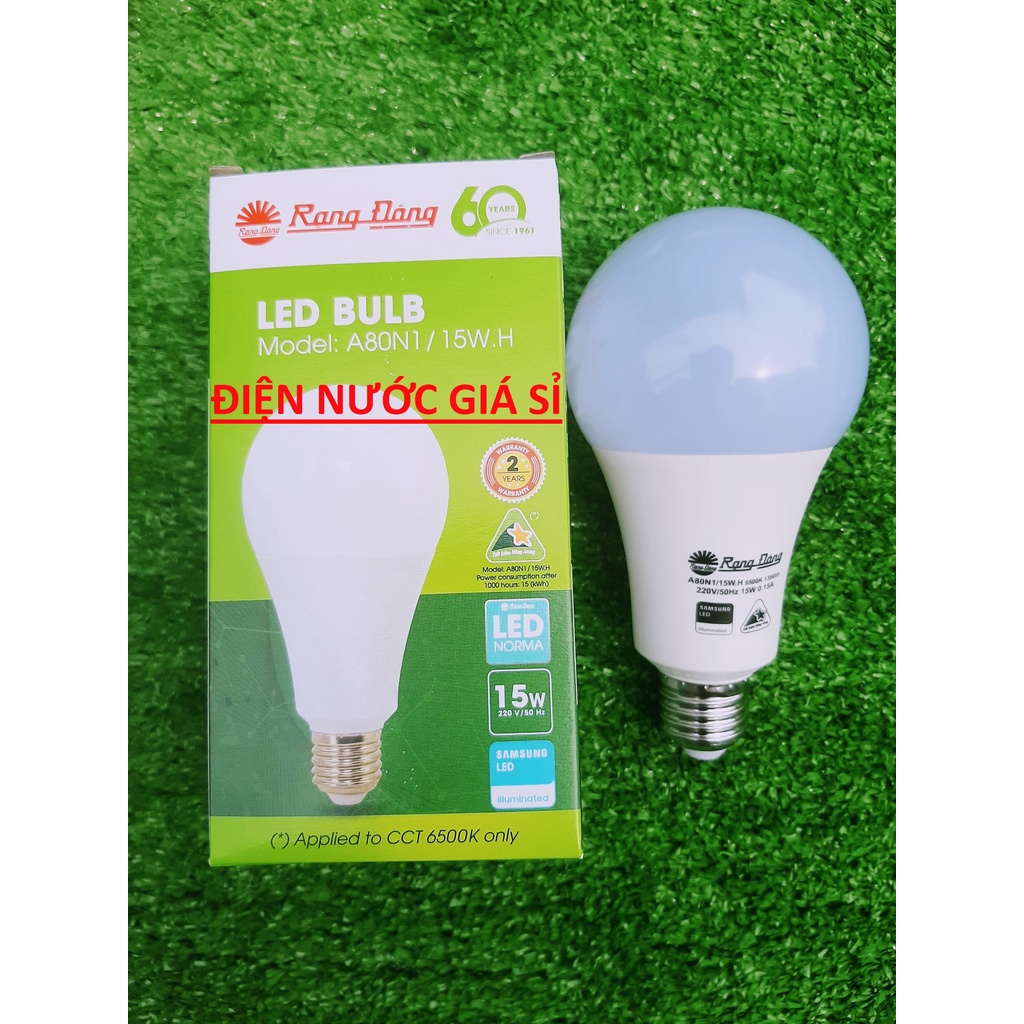 Bóng Đèn Led Buld Tròn 15W Rạng Đông Chính Hãng, Bảo Hành 24 Tháng ...