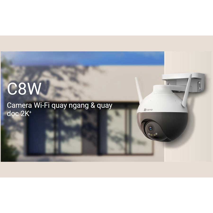 Ảnh Camera ip wifi ngoài trời ezviz c8w quad HD 2K 4MP tích hợp AI đàm thoại 2 chiều 3