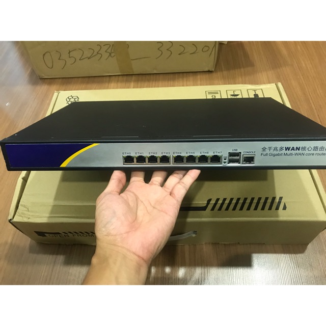 Router pfsense, Firewall pfsense, Router Mikrotik CPU D525, 6 cổng mạng ...