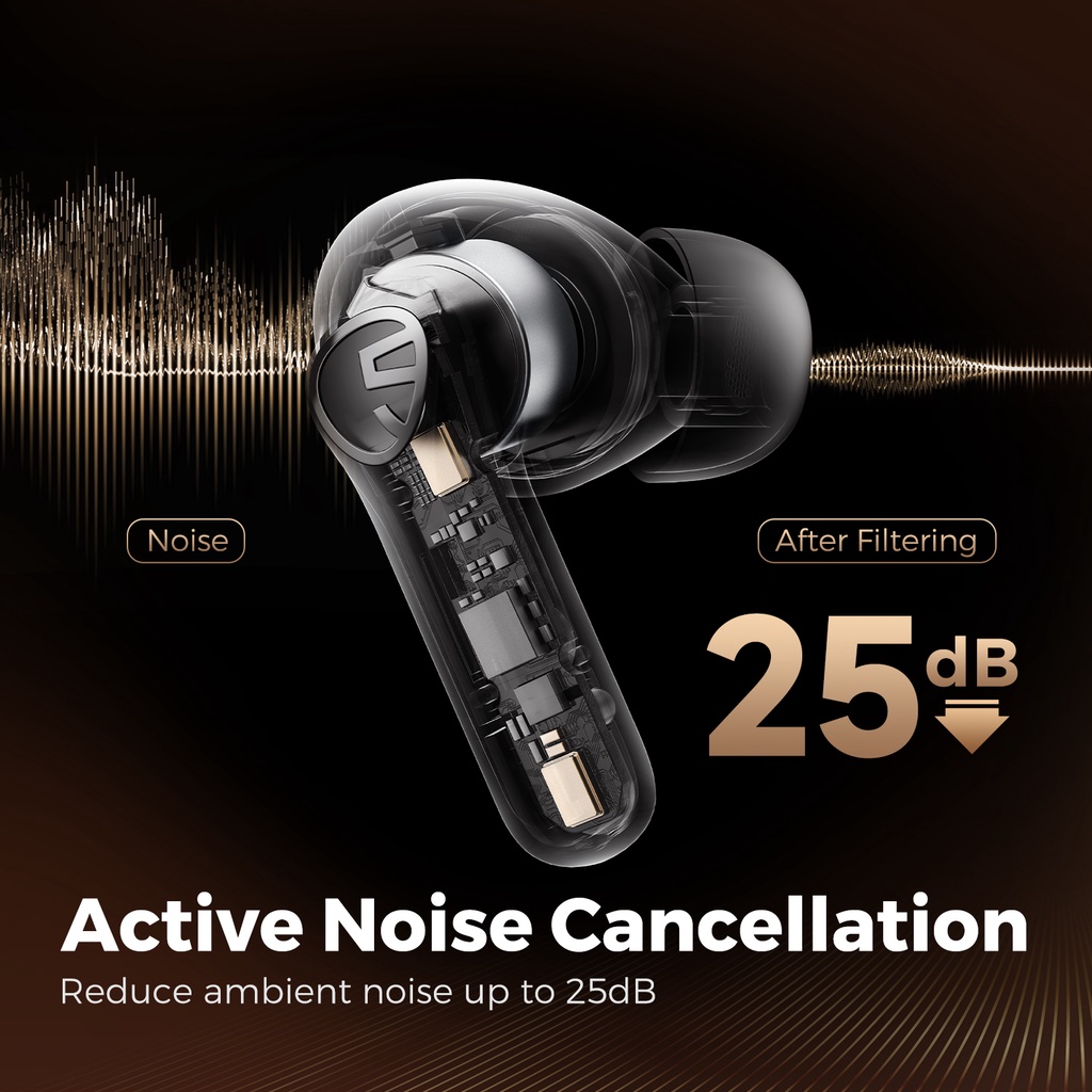 Ảnh SoundPEATS Life Tai nghe nhét tai không dây ANC bluetooth V5.2 giảm tiếng ồn tích hợp mi cờ rô 12mm 1