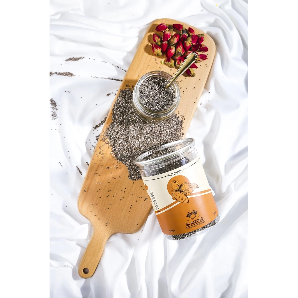 Hạt Chia DK Harvest hũ 500g - Nhập Khẩu Chính Ngạch | Giàu Omega-3, Hỗ Trợ Giảm Cân, Độ Tinh Khiết Cao ảnh 3