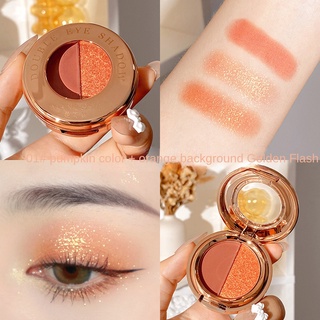 【ALIENBENSON】Bảng Phấn Mắt Hai Tông Màu Đất Màu Lì Không Thấm Nước Và Mồ Hôi Lâu Trôi 2 Màu Tùy Chọn