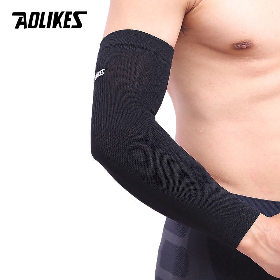 Ống tay bảo vệ khuỷu tay cánh tay AOLIKES A-7146 chống nắng chống tia uv khi chơi thể thao sport arm sleeve