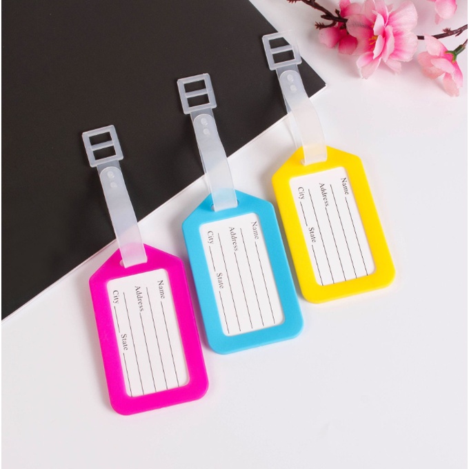 Thẻ hành lý Name tag bảng tên dùng để ký gửi hàng hóa đi du lịch THL02