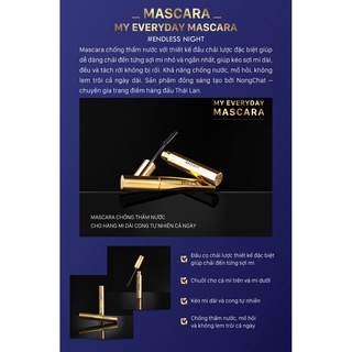 [Y099] Mascara NongChat Browit Thái Lan dày, dài mi, không lem, không trôi, không vón cục - chuyên dụng cho makeup