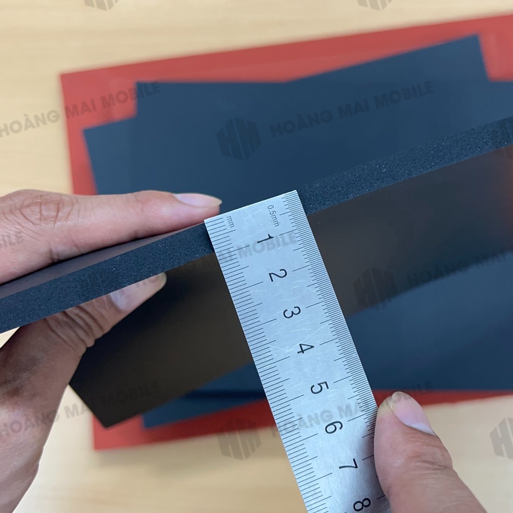 Tấm cao su lót ép màn hình, ép kính, ép ron, ép keo kích thước 260x190