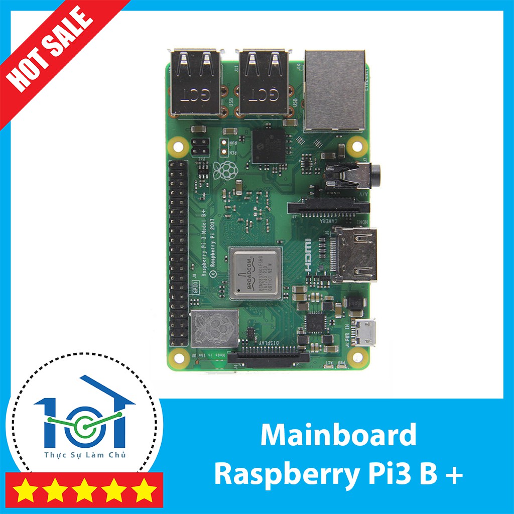Máy tính Mini Raspberry Pi3 Model B+ Nguyên Seal Full Box | Shopee Việt Nam