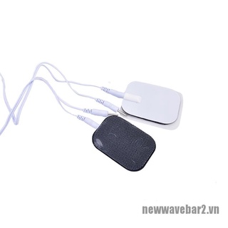 (Hàng Mới) Dây Cáp Điện Với 4 Miếng Dán Cho Máy Massage Jack 2.5mm