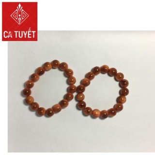 Vòng đeo tay huyết long 10ly 17 hạt dành cho tay nhỏ - Kèm hộp đỏ và hạt, dây dự phòng