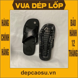 Dép cao su 2 quai chéo