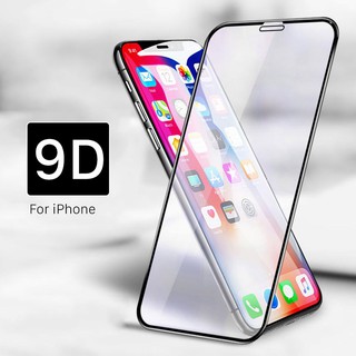 Kính cường lực Full màn hình Sư Tử 9D cho các dòng iPhone từ 6 đến 14 Pro Max (Full hộp)