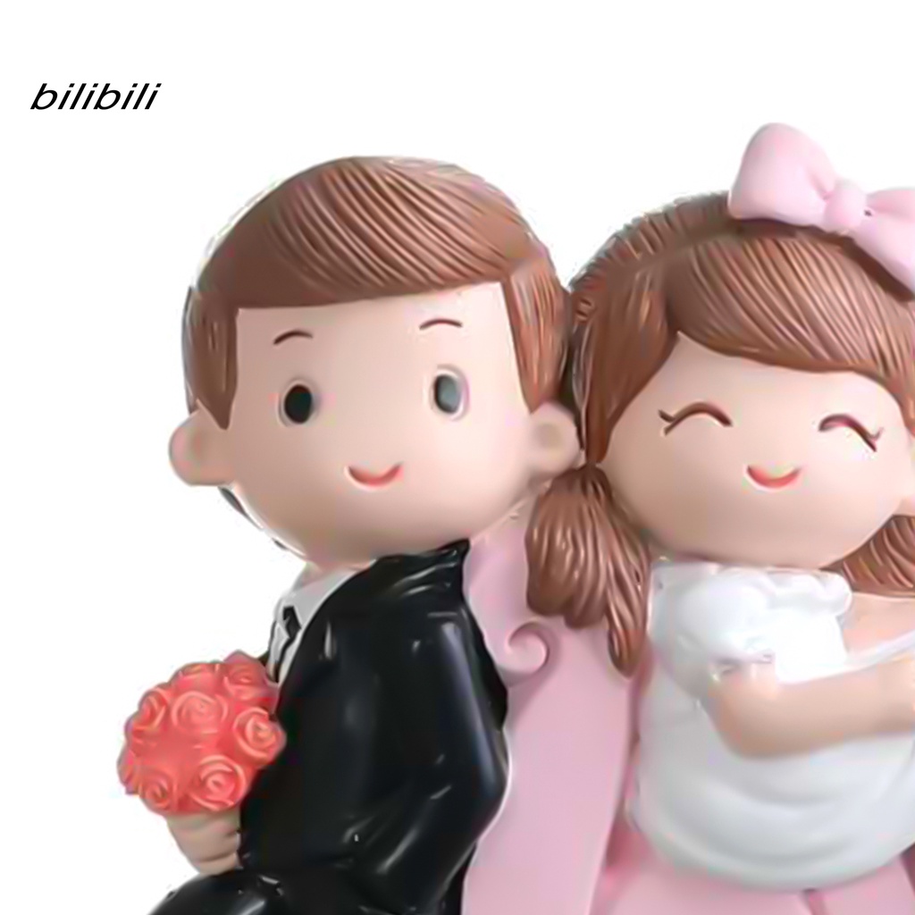 Mô hình búp bê cô dâu chú rể trang trí bánh kem