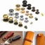 JUIC 10 Chiếc Đầu Monk Vít Vải DIY Nút Mũ Túi Quần Áo / Túi / Giày