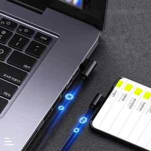 Cáp sạc đồng bộ USB C mạnh BTM 30cm Dây 60W 10Gbps cho điện thoại di động Máy tính xách tay