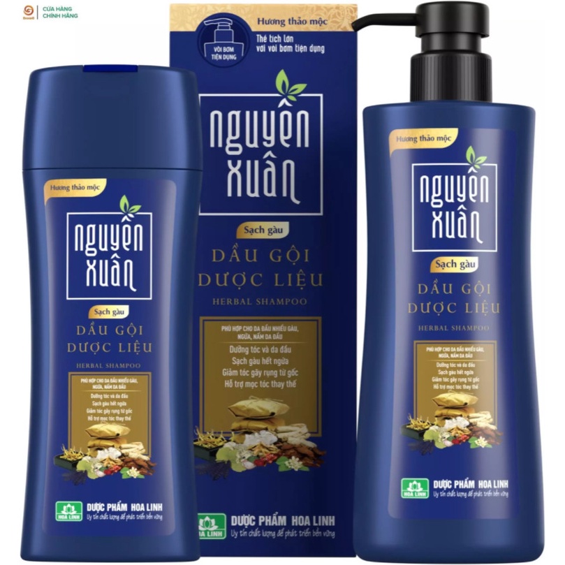 Ảnh Dầu gội dược liệu Nguyên Xuân dành cho da đầu gàu, dưỡng tóc mềm mượt NX6 2