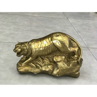 Tượng Hổ Linh Vật 12 con giáp Vật phẩm phong thủy bằng đồng