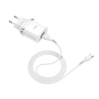 Bộ cốc sạc nhanh và cáp sạc Hoco C12Q cổng Type-C hỗ trợ QC3.0 3A 18W