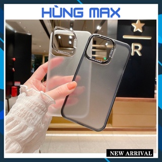 Ốp lưng LIKGUS viền camera dựng lưng nhám màu cho IP 13/13pro/13promax