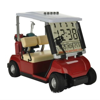 Quà tặng cho người chơi Golf, xe điện mặt đồng hồ để bàn làm việc sang trọng cho Golfer