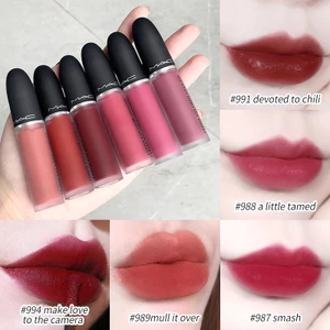 MAC Soft Mist Lip Gloss Matte Spring Lipstick Nữ Lip Gloss Mingtong 977 # / 982 # / 973 # / 974 # / 975 #