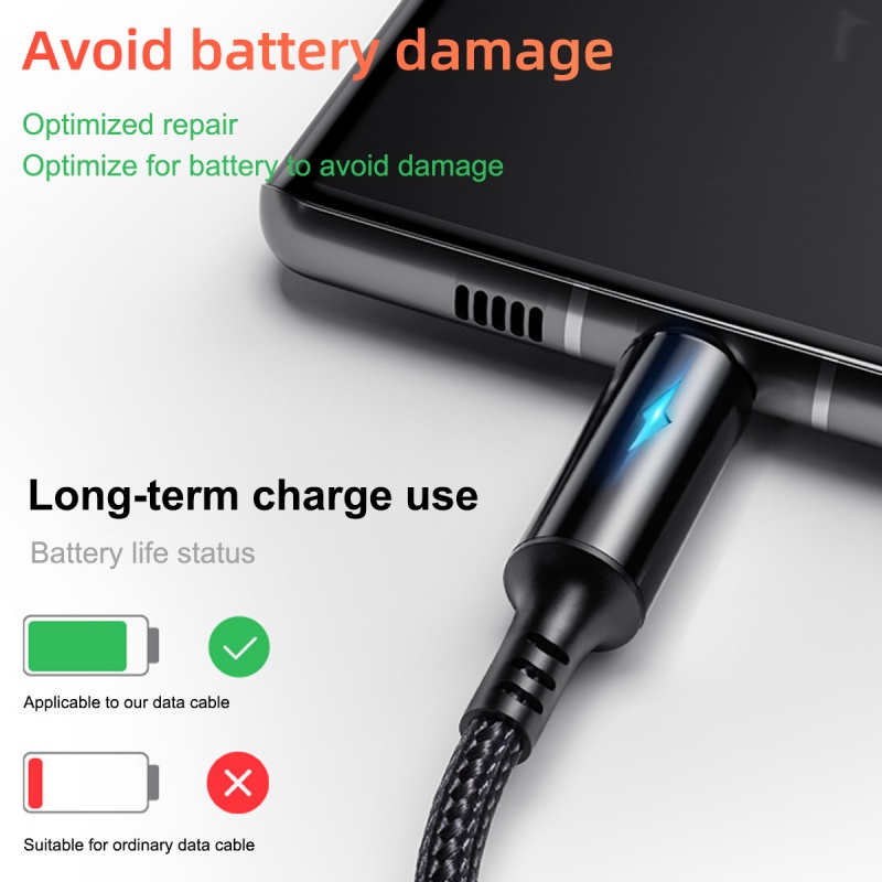 Ảnh Dây cáp sạc nhanh HDOORLINK cổng Micro USB/ Type C/ iOS 25cm thích hợp cho điện thoại 3