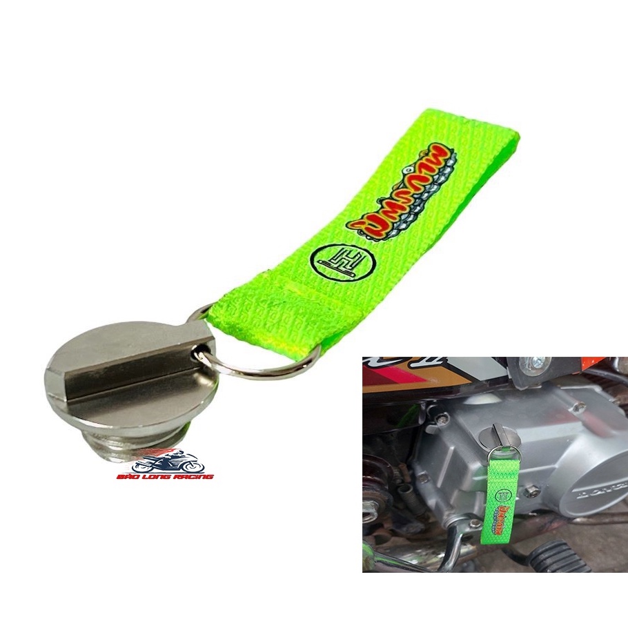 Ốc Nắp Nhớt Inox Salaya TH RIN gắn nhiều loại xe máy Tặng kèm móc khóa