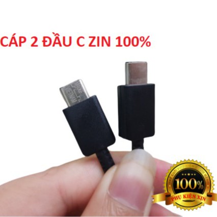 [CAM KẾT CHÍNH HÃNG] Cáp Sạc Nhanh, Truyền Dữ Liệu Nhanh C To C | 2 Đầu C Samsung New Zin