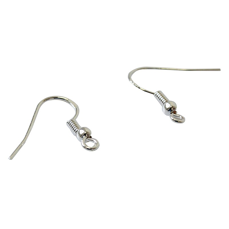 Set 100 móc khuyên tai bạc 925 tự thiết kế thời trang DIY