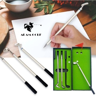 Quà tặng cao cấp cho GOLFER - Bộ bút ký dụng cụ đánh Golf Mini để bàn - Loại 1 tuyển chọn