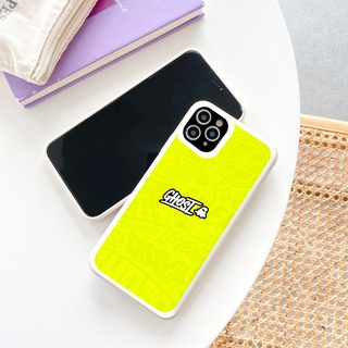 Ốp iphone - Ốp lưng iphone cạnh vuông viền camera Ghost dành cho ip 6 đến 16promax - ng153