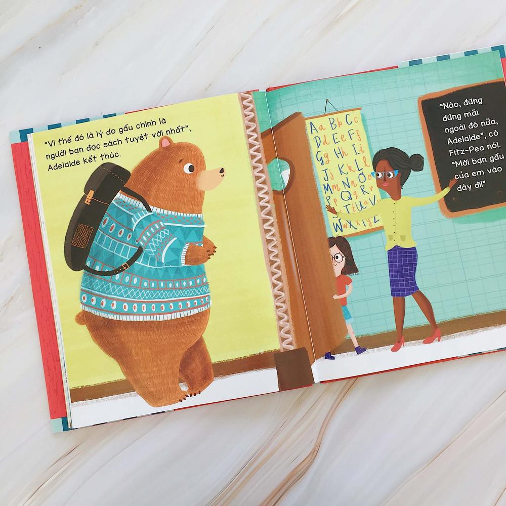 Ảnh Sách - Gấu là bạn đọc tuyệt vời nhất - Crabit Kidbooks - cho bé từ 4 tuổi 3