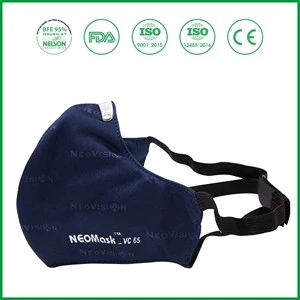 Khẩu trang Than Hoạt Tính NeoMask VC65 (Thun Quàng Gáy) Xanh đen