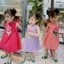 Váy bé gái bông hoa to, Đầm bé gái sát nách siêu xinh cho bé TB347 TN348