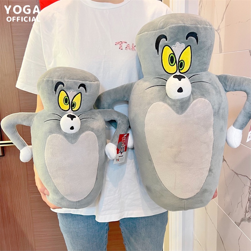 PS1 Tom Và Jerry Ngộ nghĩnh Sang Trọng Đồ Chơi Bowling Chân Trang Trí Búp Bê Nhồi Bông Quà Tặng Cho Trẻ Em Trang Trí Nhà Ném Gối Đệm SP1