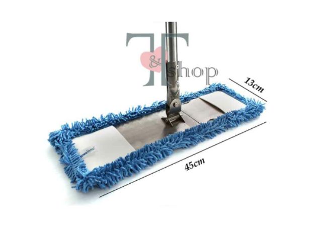 [HỎA TỐC]Tấm Lau Nhà Thay Thế Microfiber 45cm Kiểu Cài Homeinno Nhiều Màu (KHÔNG CÂY LAU)
