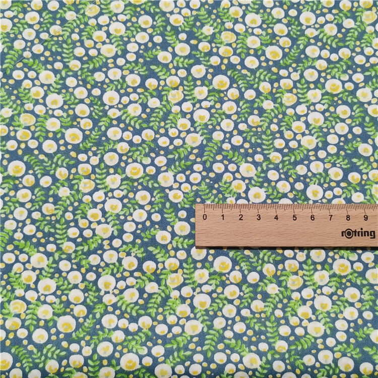 Túi may DIY từ vải cotton dệt twill cổ điển có họa tiết, kích thước 50x160cm TJ1980
