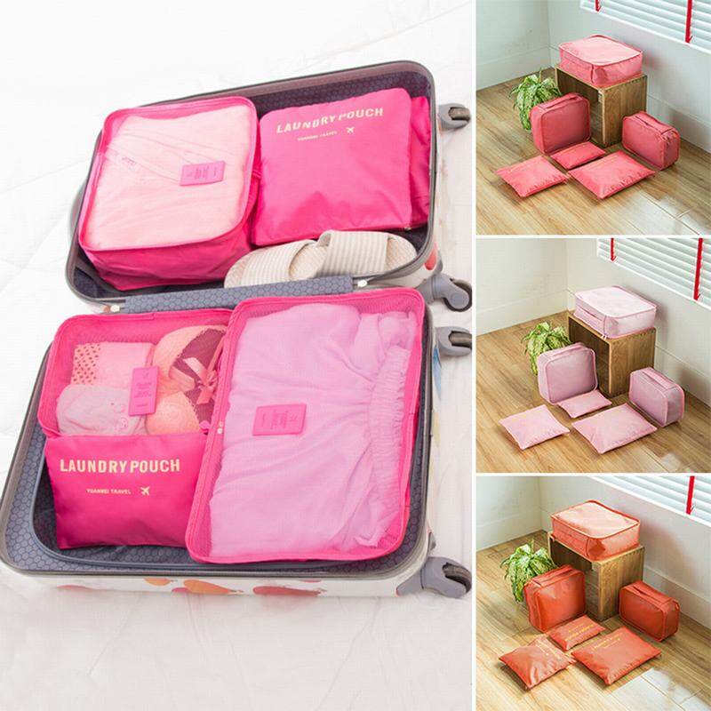Bộ 6 túi đựng đồ dùng du lịch chống thấm nước nhập khẩu chất lượng cao
