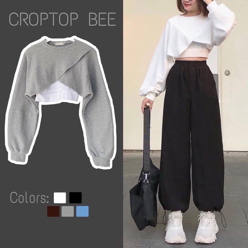 Áo Croptop Tay Dài - Giá Tốt, Ưu Đãi Tháng 08, 2023 | Shopee Việt Nam