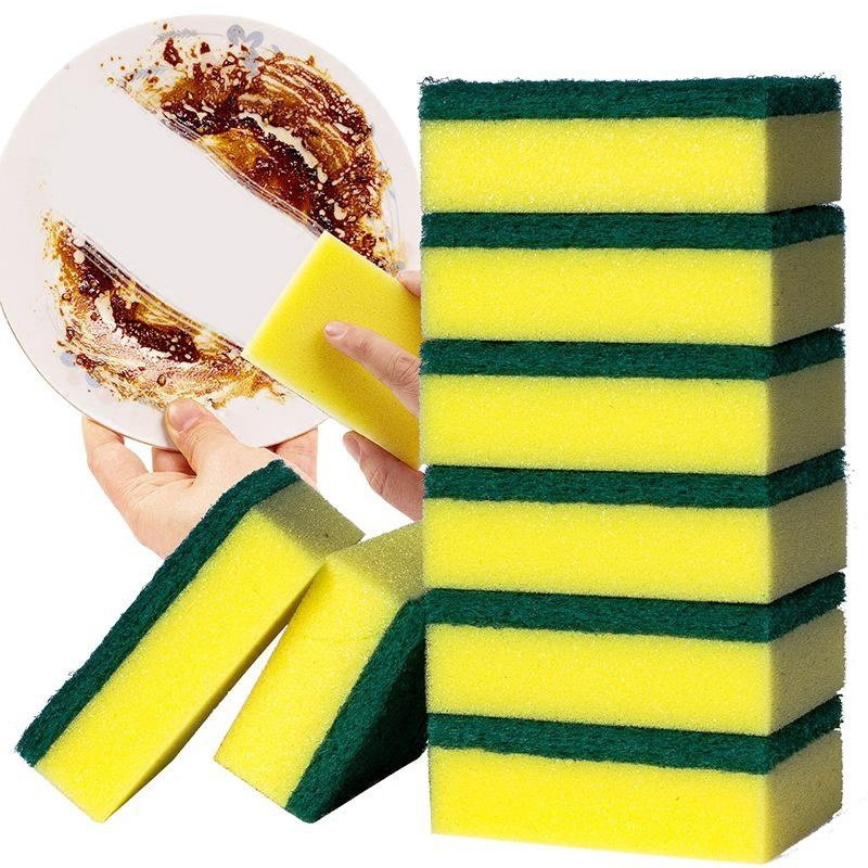 Miếng Bọt Biển Rửa Chén Bằng Sợi Microfiber Mật Độ Cao